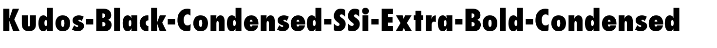 Kudos Black Condensed SSi Extra Bold Condensed.ttf