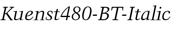 Kuenst480 BT Italic.ttf