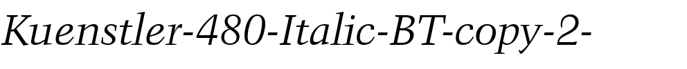 Kuenst480 BT Italic.ttf