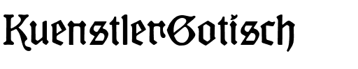 KuenstlerGotisch Regular.ttf