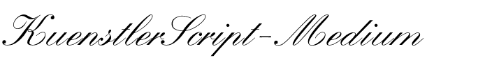 KuenstlerScript-Medium Regular.ttf