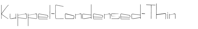 Kuppel Condensed Thin.ttf