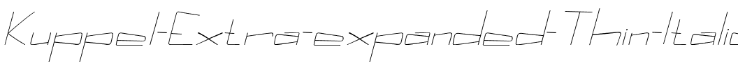 Kuppel Extra-expanded Thin Italic.ttf