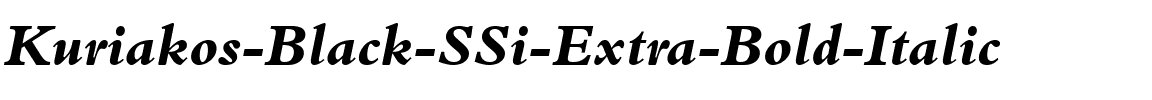 Kuriakos Black SSi Extra Bold Italic.ttf