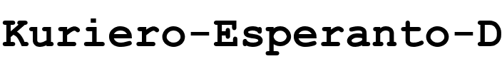 Kuriero Esperanto Dika.ttf