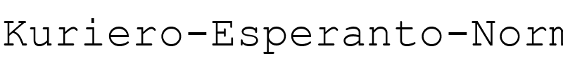 Kuriero Esperanto Normala.ttf