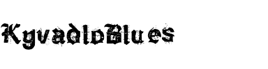 Kyvadlo Blues Regular.ttf