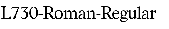 L730-Roman Regular.ttf