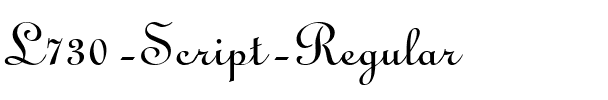 L730-Script Regular.ttf