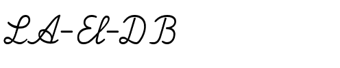 LA El DB Normal.ttf