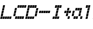 LCD Italic.ttf