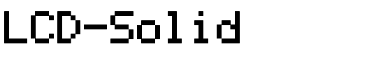 LCD Solid Regular.ttf