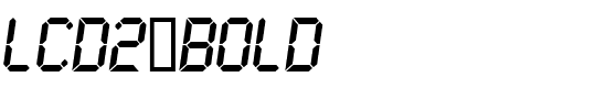 LCD2 Bold.ttf