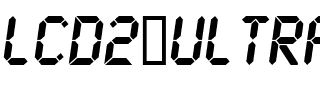 LCD2 Ultra.ttf