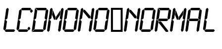 LCDMono Normal.ttf
