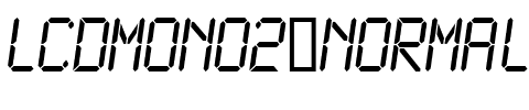 LCDMono2 Normal.ttf