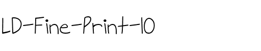 LD Fine Print 10 Regular.ttf