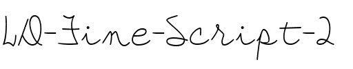 LD Fine Script 2 Regular.ttf