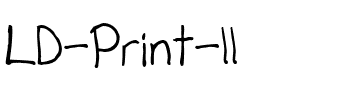 LD Print 11 Regular.ttf
