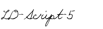 LD Script 5 Regular.ttf