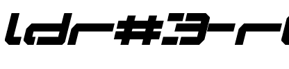 LDR#3 Regular.ttf