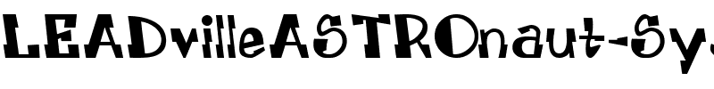 LEADvilleASTROnaut System Regular.ttf