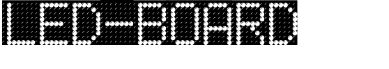 LED BOARD Normal.ttf