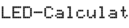 LED Calculator Normal.ttf