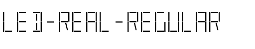 LED Real Regular.ttf
