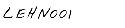 LEHN001 Regular.ttf