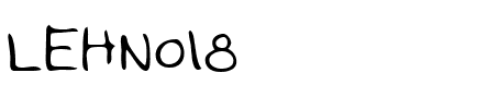 LEHN018 Regular.ttf