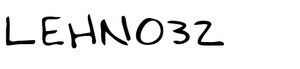 LEHN032 Regular.ttf