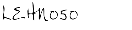 LEHN050 Regular.ttf