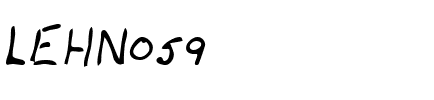 LEHN059 Regular.ttf