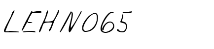 LEHN065 Regular.ttf