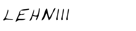 LEHN111 Regular.ttf