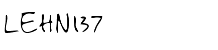 LEHN137 Regular.ttf