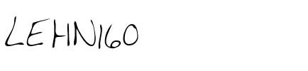 LEHN160 Regular.ttf