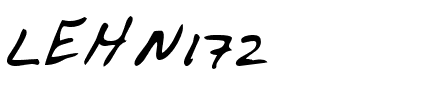 LEHN172 Regular.ttf