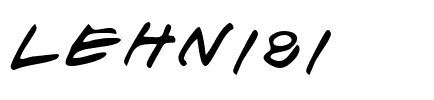 LEHN181 Regular.ttf