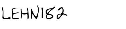 LEHN182 Regular.ttf
