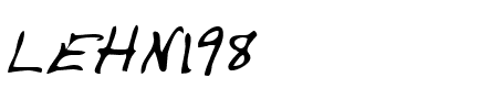 LEHN198 Regular.ttf
