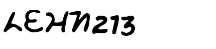 LEHN213 Regular.ttf
