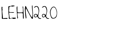 LEHN220 Regular.ttf