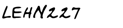 LEHN227 Regular.ttf