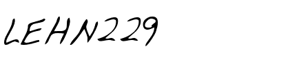 LEHN229 Regular.ttf