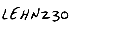 LEHN230 Regular.ttf