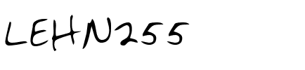 LEHN255 Regular.ttf