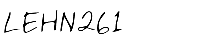 LEHN261 Regular.ttf