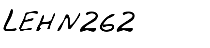 LEHN262 Regular.ttf